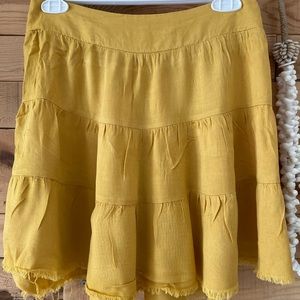 Marigold Mini Skirt Size 4/6 Small